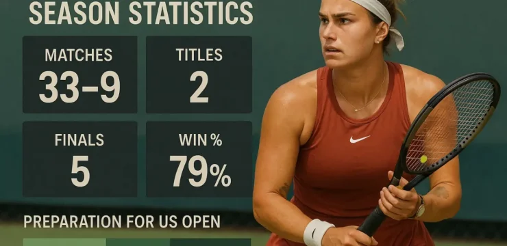 Арина Соболенко — статистика сезона и подготовка к US Open