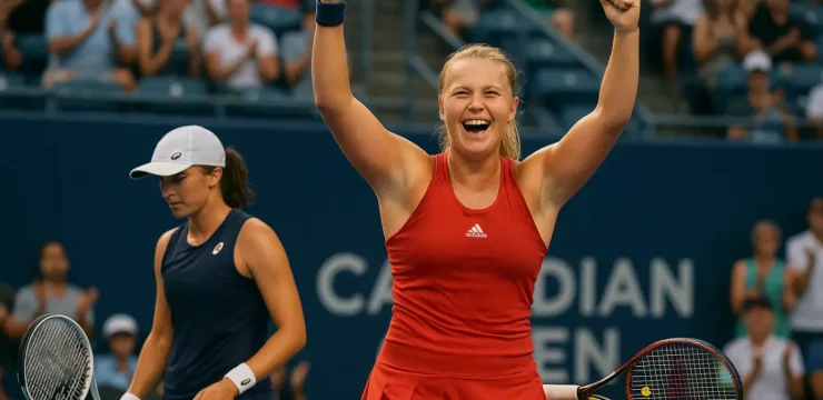 Клара Таусон — сенсация Canadian Open 2025: победа над Игой Свёнтек